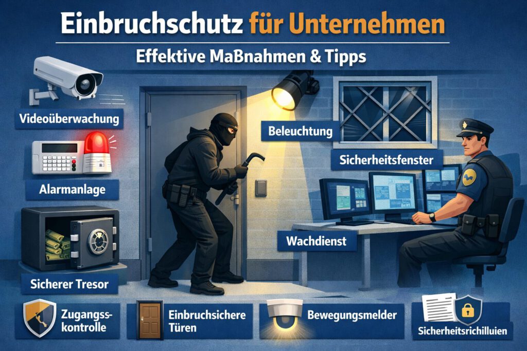 Einbruchschutz für Unternehmen – Effektive Maßnahmen & Tipps